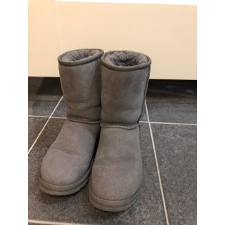 アグ(UGG)のUGG ムートンブーツ　グレー　サイズ5 22センチ(ブーツ)