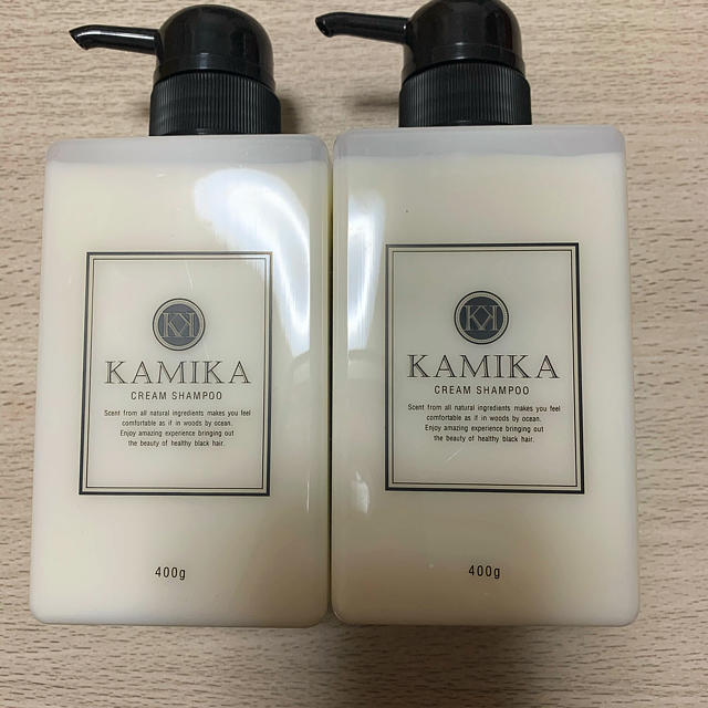 新品未使用！カミカ 黒髪クリームシャンプー KAMIKA 400g×2