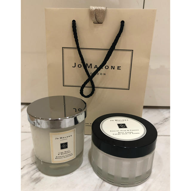 Jo Malone(ジョーマローン)のキャンドル、ボディークリームセット ハンドメイドのインテリア/家具(アロマ/キャンドル)の商品写真