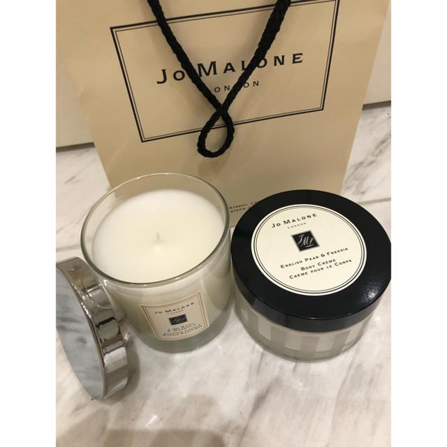 Jo Malone(ジョーマローン)のキャンドル、ボディークリームセット ハンドメイドのインテリア/家具(アロマ/キャンドル)の商品写真