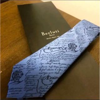 ベルルッティ(Berluti)のベルルッティ ネクタイ マットブルー 新品 未使用(ネクタイ)