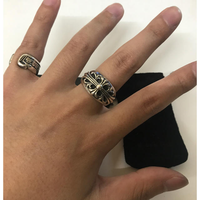 CHROME HEARTS フローラルクロスリング | www.ddechuquisaca.gob.bo
