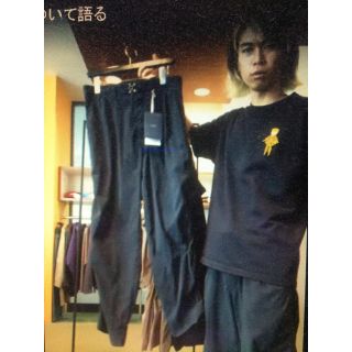 カラー(kolor)のkolor 18SSナイロンライトクロスパッカリングパンツネイビーsize1(ワークパンツ/カーゴパンツ)