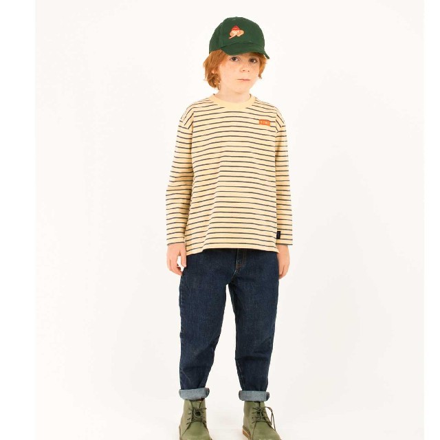 bobo chose(ボボチョース)の[sale]タイニーコットンズ　tinycottons ボーダーカットソー　4y キッズ/ベビー/マタニティのキッズ服男の子用(90cm~)(Tシャツ/カットソー)の商品写真