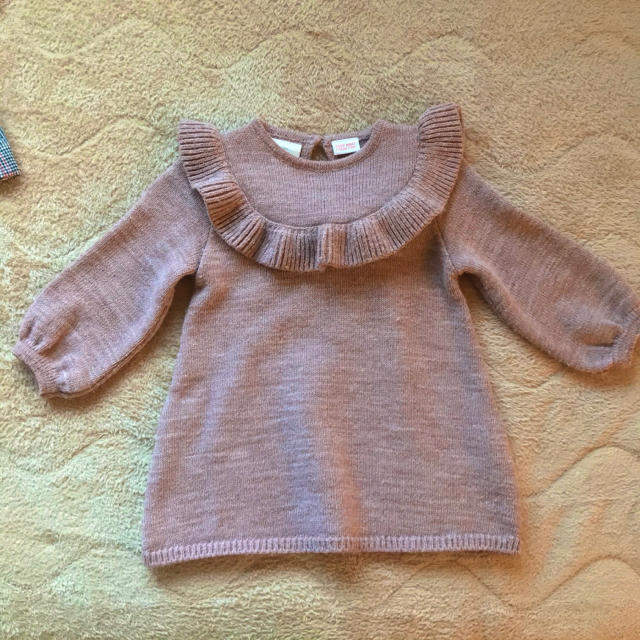 ZARA KIDS(ザラキッズ)の【Zara Baby】ワンピース 、襟付シャツ　80サイズ キッズ/ベビー/マタニティのベビー服(~85cm)(ワンピース)の商品写真