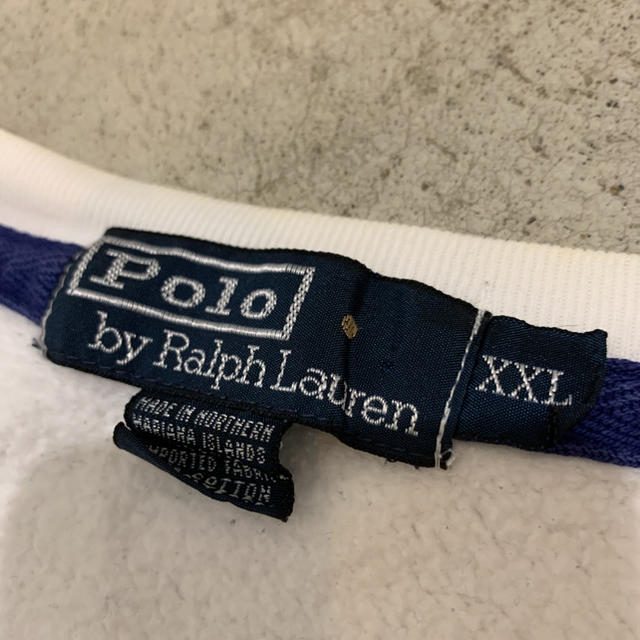 POLO RALPH LAUREN(ポロラルフローレン)のRalph Lauren ラルフ スウェット トレーナー　白　ホワイト  XXL メンズのトップス(スウェット)の商品写真