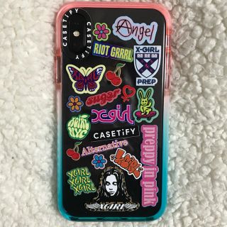 エックスガール(X-girl)のcasetify X-girlコラボ iPhoneX(iPhoneケース)