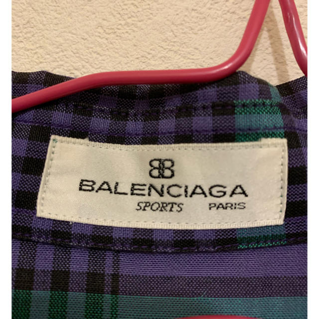 Balenciaga(バレンシアガ)のused 90'S バレンシアガ チェック柄 vintageシャツ メンズのトップス(シャツ)の商品写真