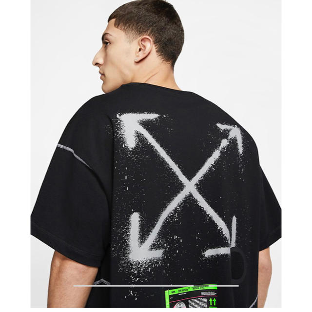 NIKE off-white tシャツ　L