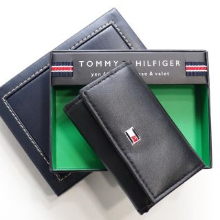 トミーヒルフィガー(TOMMY HILFIGER)の新品 トミー ヒルフィガー 6連キーケース スマートキーケース ケース ブラック(キーケース)