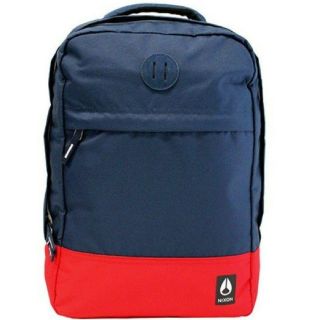 ニクソン(NIXON)のNIXON ニクソン/リュックサック/Beacons Backpack/紺×赤(バッグパック/リュック)