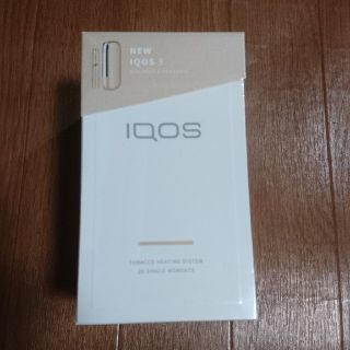 アイコス(IQOS)のnew IQOS3  アイコス3 ゴールド　新品 未使用 未登録 (タバコグッズ)