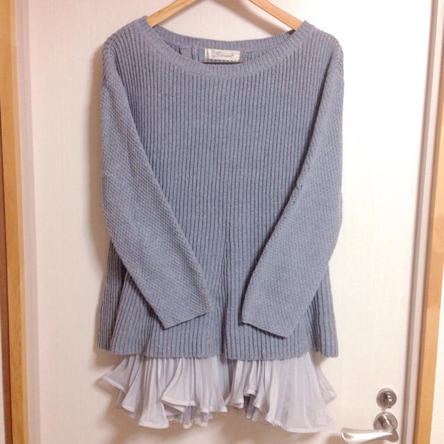 snidel♡ニットコンビワンピ - ミニワンピース
