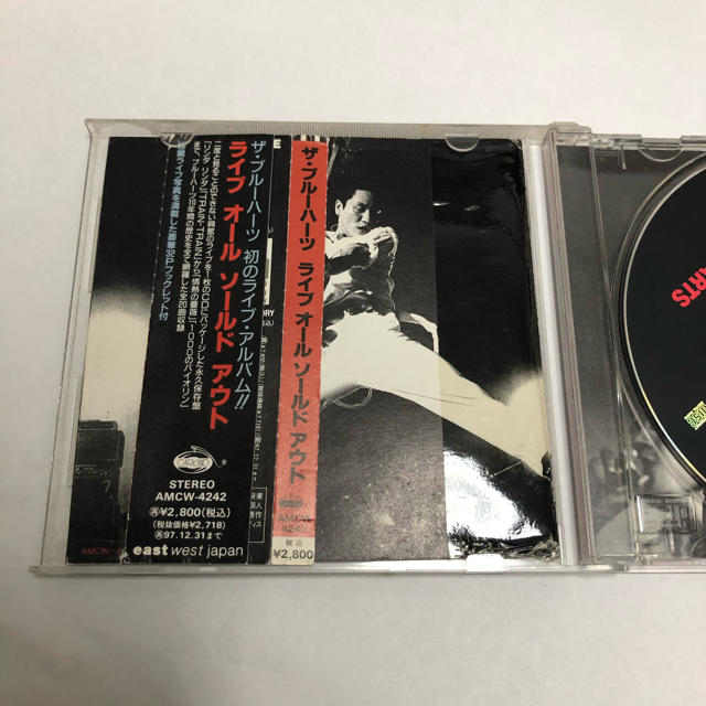 THE BLUE HEARTS LIVE ALL SOLD OUT 中古品 エンタメ/ホビーのCD(ポップス/ロック(邦楽))の商品写真