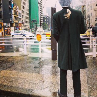 UNDERCOVER - undercover d-hand 縮絨ワッシャーコートの通販