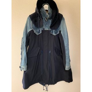 sacai  サカイ デニム × モッズ   コート　稀少