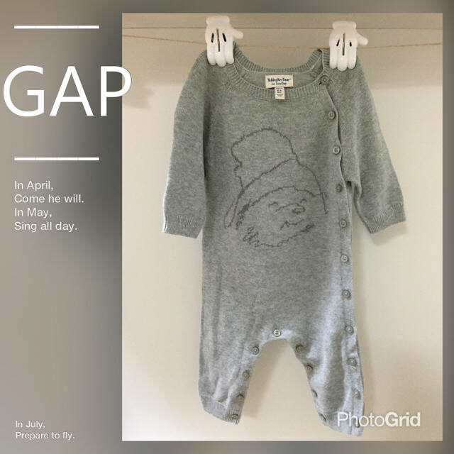 babyGAP(ベビーギャップ)のノッタ様 GAP paddington  キッズ/ベビー/マタニティのベビー服(~85cm)(カバーオール)の商品写真