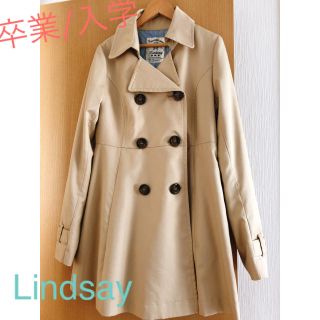 リンジィ(Lindsay)のLindsay ジュニア　トレンチコート　160 卒業　入学(コート)