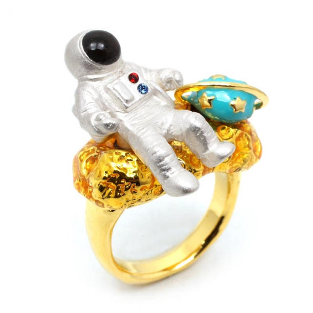 gargle(ガーグル)　宇宙飛行士　リング レディースのアクセサリー(リング(指輪))の商品写真
