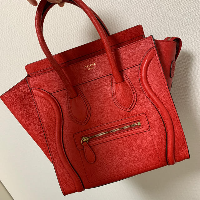値引 celine - セリーヌ ラゲージ ミニ ハンドバッグ - www.campotel.com