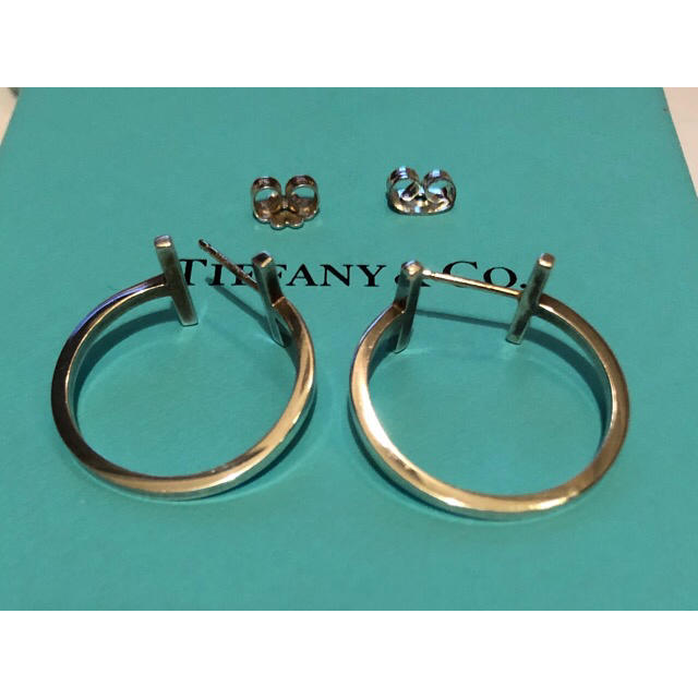 Tiffany & Co. - ティファニー T ワイヤー フープ ピアス シルバー S925の通販 by rana's shop