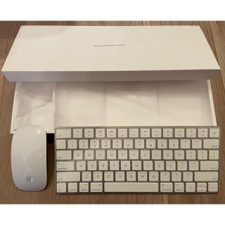 アップル(Apple)のApple magic keyboard(US)+ magic mouse2(PC周辺機器)