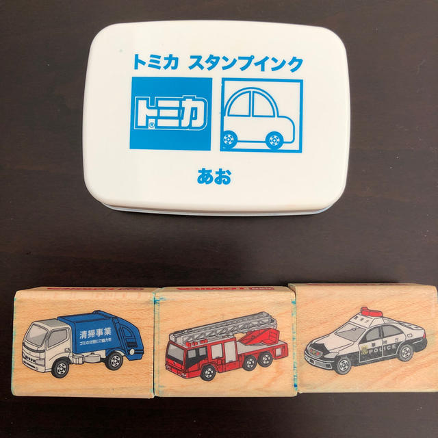 トミカ　スタンプ　セット キッズ/ベビー/マタニティのおもちゃ(電車のおもちゃ/車)の商品写真