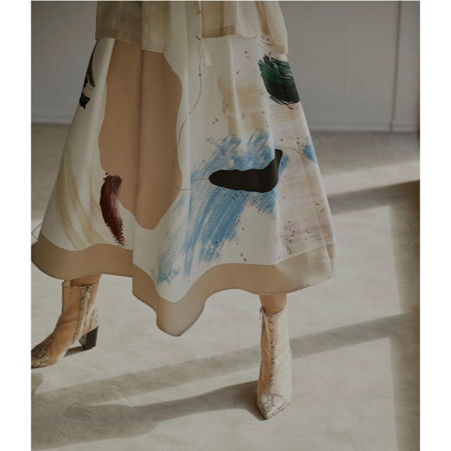 Amerivintage 完売MARY PAINTING FLARE SKIRT