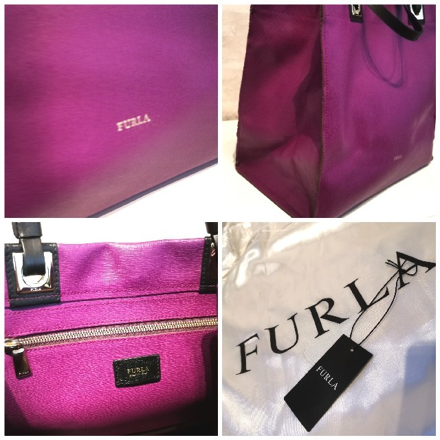 Furla(フルラ)のFURLAフルラ♡グレープカラーのトートバッグ レディースのバッグ(トートバッグ)の商品写真