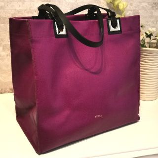 フルラ(Furla)のFURLAフルラ♡グレープカラーのトートバッグ(トートバッグ)