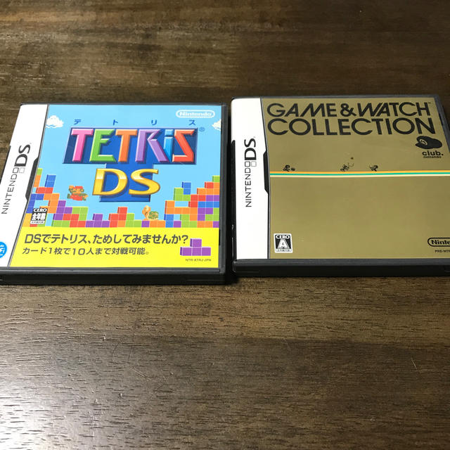 ニンテンドーDS(ニンテンドーDS)のテトリスDS と　　　　　　　GAME&WATCH COLLECTION 非売品 エンタメ/ホビーのゲームソフト/ゲーム機本体(携帯用ゲームソフト)の商品写真