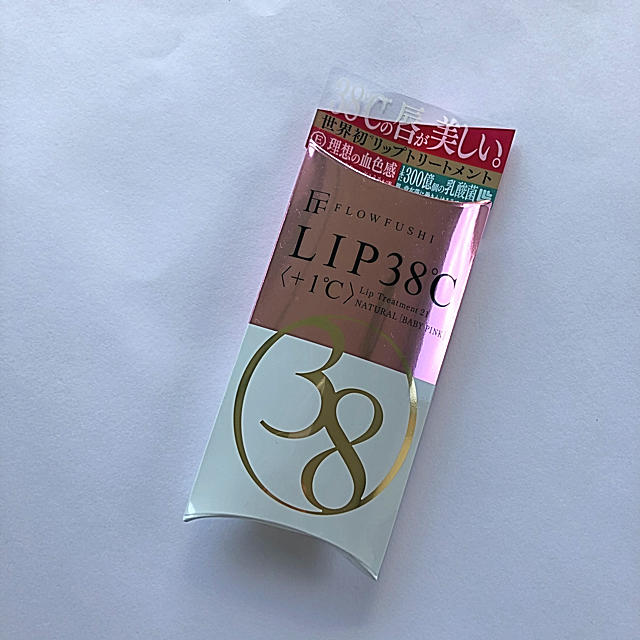 FLOWFUSHI(フローフシ)のフローフシ LIP38℃ リップトリートメント +1℃ ベビーピンク 6.5ml コスメ/美容のスキンケア/基礎化粧品(リップケア/リップクリーム)の商品写真