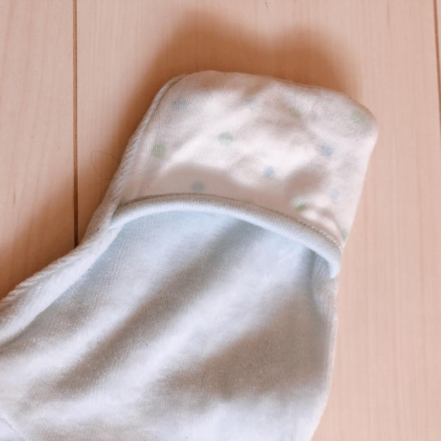 靴下　手袋付き　カバーオール　60〜70cm  キッズ/ベビー/マタニティのベビー服(~85cm)(カバーオール)の商品写真