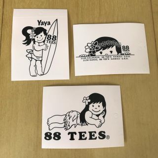 エイティーエイティーズ(88TEES)の88TEES ステッカー３枚組(シール)