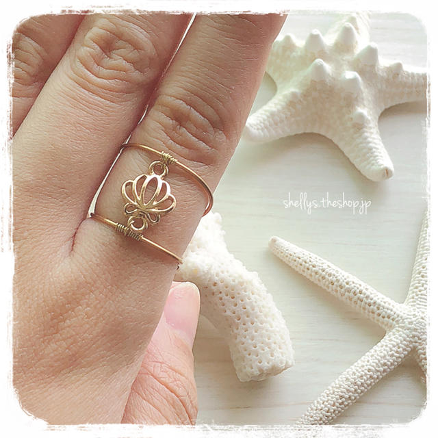 mermaid ring ⚓︎ ハンドメイドのアクセサリー(リング)の商品写真