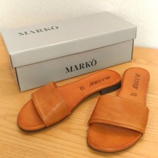 トゥデイフル(TODAYFUL)のnako様専用MARKO　美品　サンダル　フラットシューズ(サンダル)