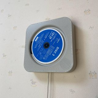 ムジルシリョウヒン(MUJI (無印良品))の壁掛け式CDプレイヤー(ポータブルプレーヤー)