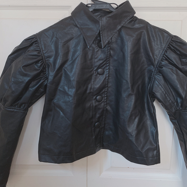 Lochie(ロキエ)のepine arm volume leather jacket blackエピヌ メンズのジャケット/アウター(レザージャケット)の商品写真