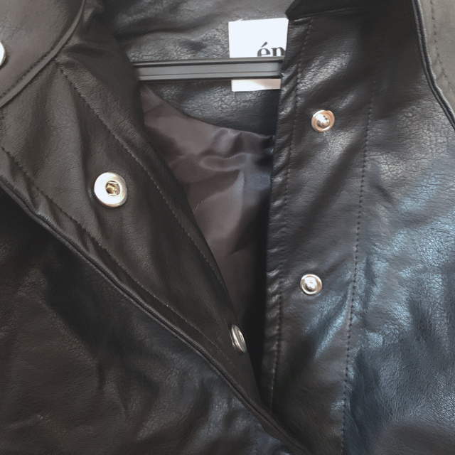 Lochie(ロキエ)のepine arm volume leather jacket blackエピヌ メンズのジャケット/アウター(レザージャケット)の商品写真