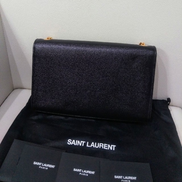 Saint Laurent(サンローラン)の3/8迄 サンローラン ケイト ミディアム グレイン ド プードルエンボスレザー レディースのバッグ(ショルダーバッグ)の商品写真