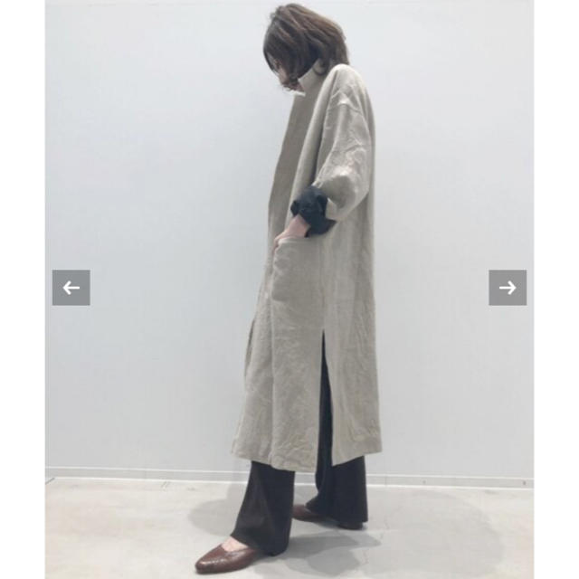 L'Appartement DEUXIEME CLASSE(アパルトモンドゥーズィエムクラス)のlyngo様専用　アパルトモン LINEN CORT レディースのジャケット/アウター(ロングコート)の商品写真