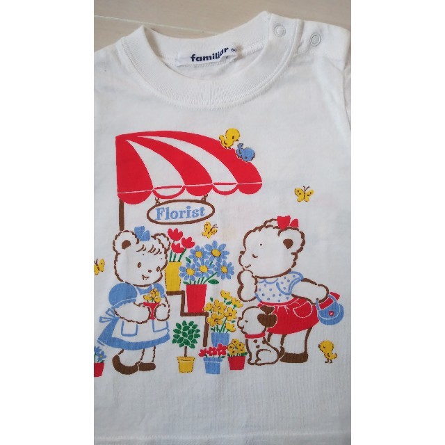 familiar(ファミリア)のfamiliar Tシャツ80 キッズ/ベビー/マタニティのベビー服(~85cm)(Ｔシャツ)の商品写真