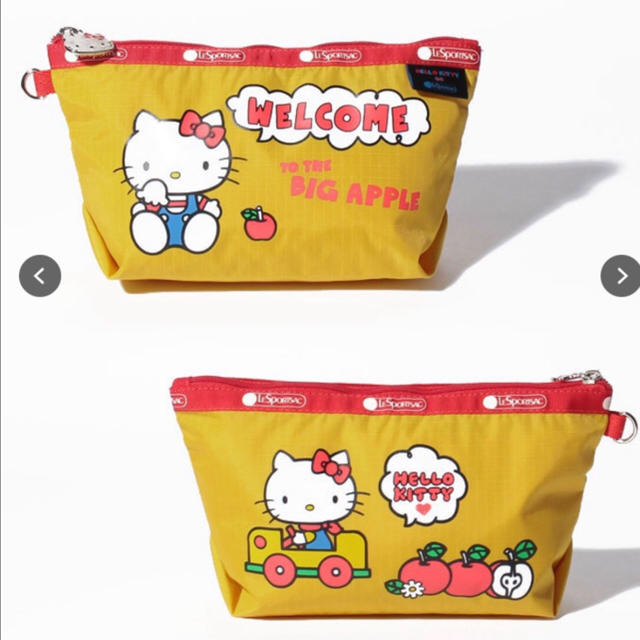 LeSportsac - LeSportsac ハローキティ コラボ ポーチ アメリカ LeSportsac - LeSportsac ハローキティ コラボ ポーチ アメリカ