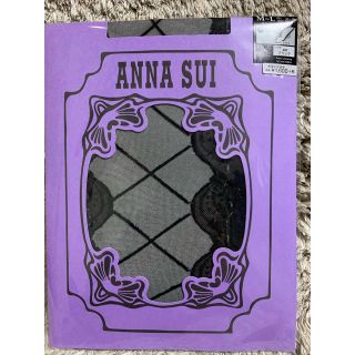 アナスイ(ANNA SUI)のANNA SUI スターレースアップ柄　ブラック(タイツ/ストッキング)