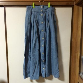 ビームス(BEAMS)の【美品】デニム スカート ロング(ロングスカート)