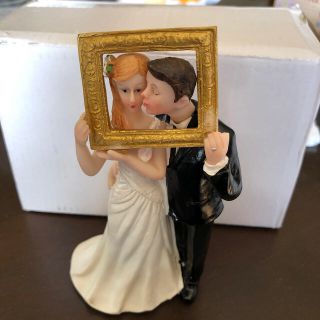 ウェディング　結婚式　ケーキトッパー  飾り(その他)