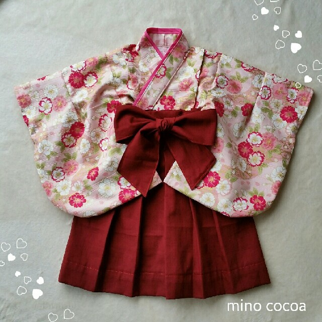 handmade baby HAKAMA 80-90cm