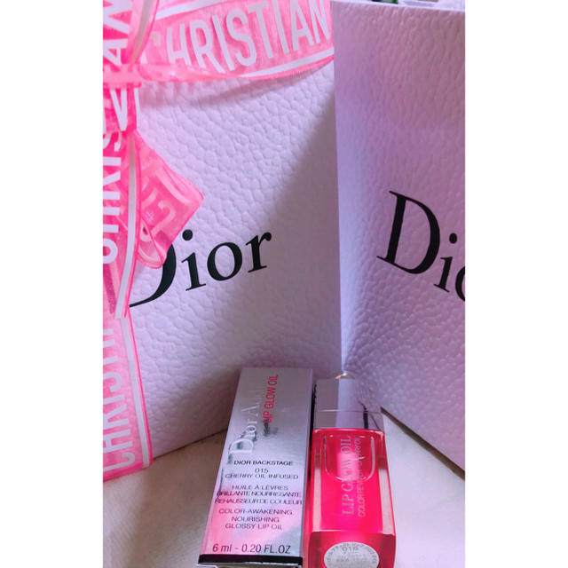 新品　Dior 口紅　リップグロウオイル　015