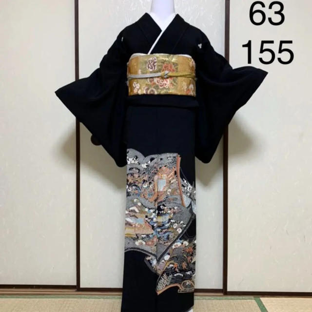 mie.com様専用!御所解き模様黒留袖、帯、小物セットの通販 by LINLIN