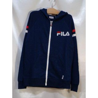 フィラ(FILA)の＜№5638＞★FILA★男女兼用・春先・裏毛ジャケット☆150cm☆紺(カーディガン)